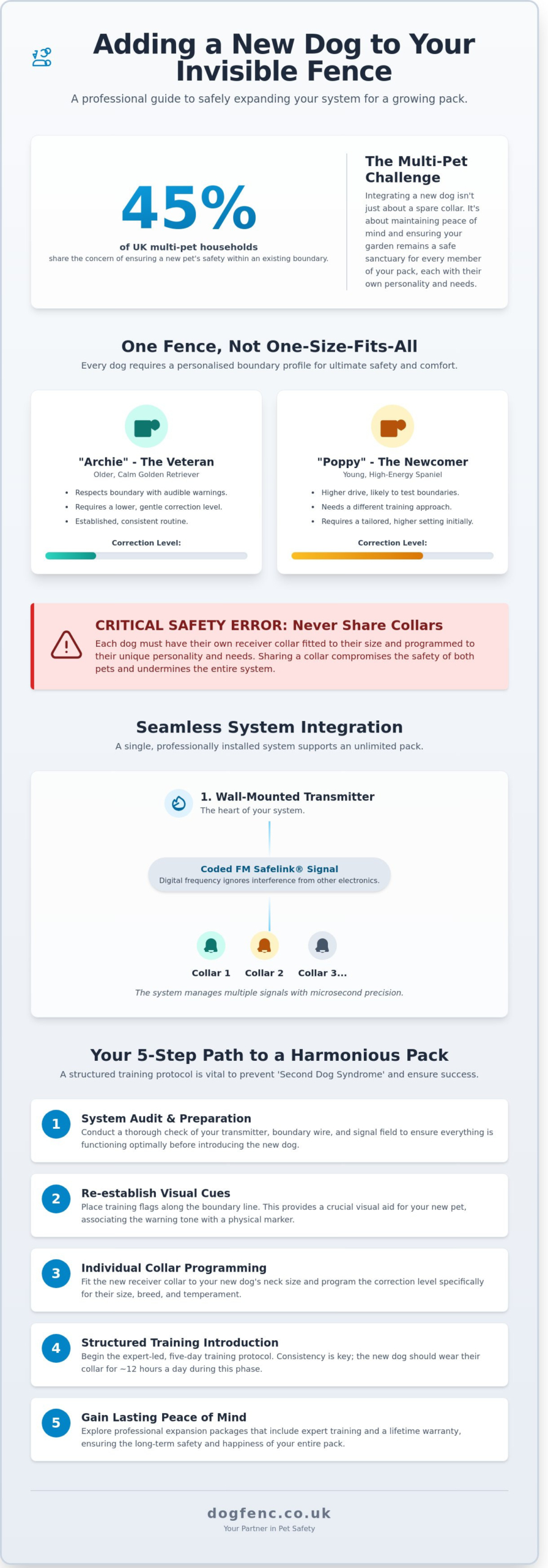 Adding a Dog to Your Invisible Fence: The Complete UK Guide (2026) - Infographic