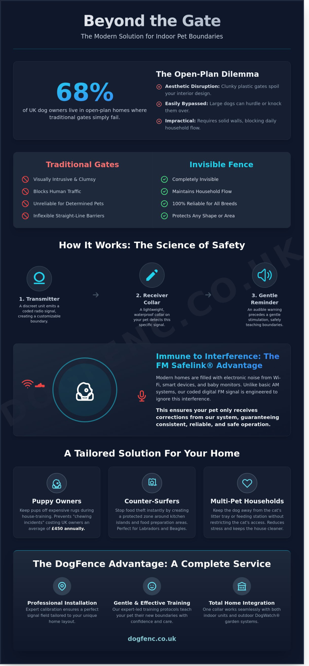 Indoor Dog Fence: The Complete Guide to Hidden Home Containment - Infographic