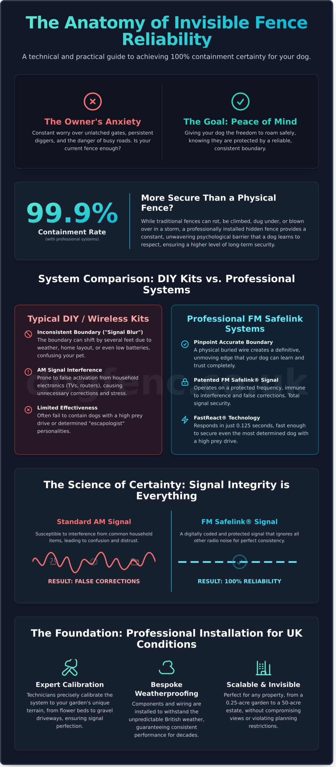 Invisible Fence Reliability: Can You Trust a Hidden Fence in 2026? - Infographic