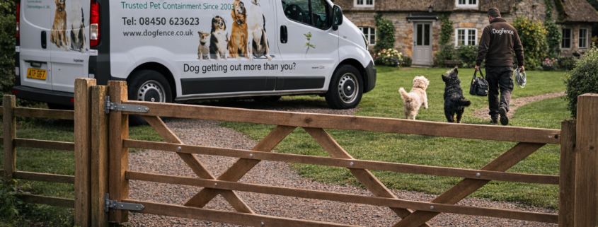 Professional invisible dog fence installer in the UK